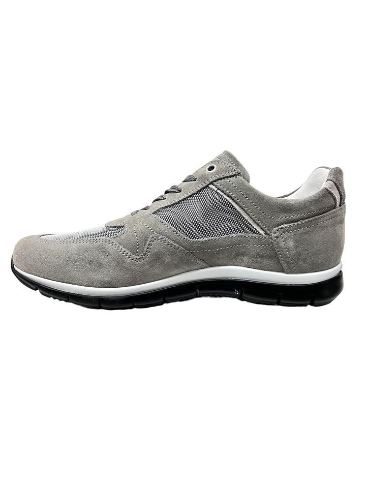 sneakers uomo pelle nero giardini art.e202340u106 grigio fumo