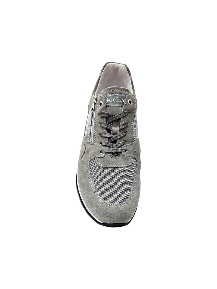 sneakers uomo pelle nero giardini art.e202340u106 grigio fumo