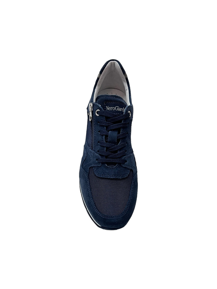 sneakers uomo pelle nero giardini art.e202340u207 incanto