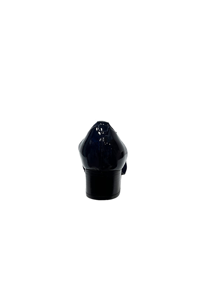 décolleté confort donna pelle scamosciata-vernice soffice sogno art.e23502c blu