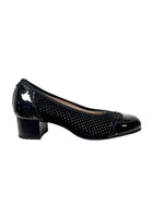décolleté confort donna pelle scamosciata-vernice soffice sogno art.e23502c nero