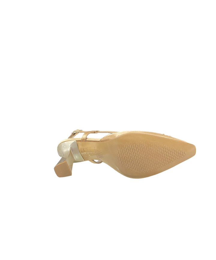 slingback donna tessuto-pelle vernissage art.e23572 croissant