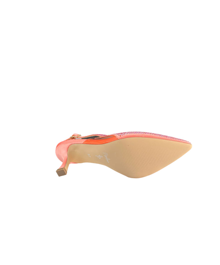 slingback eleganti donna menbur art.23714 peach