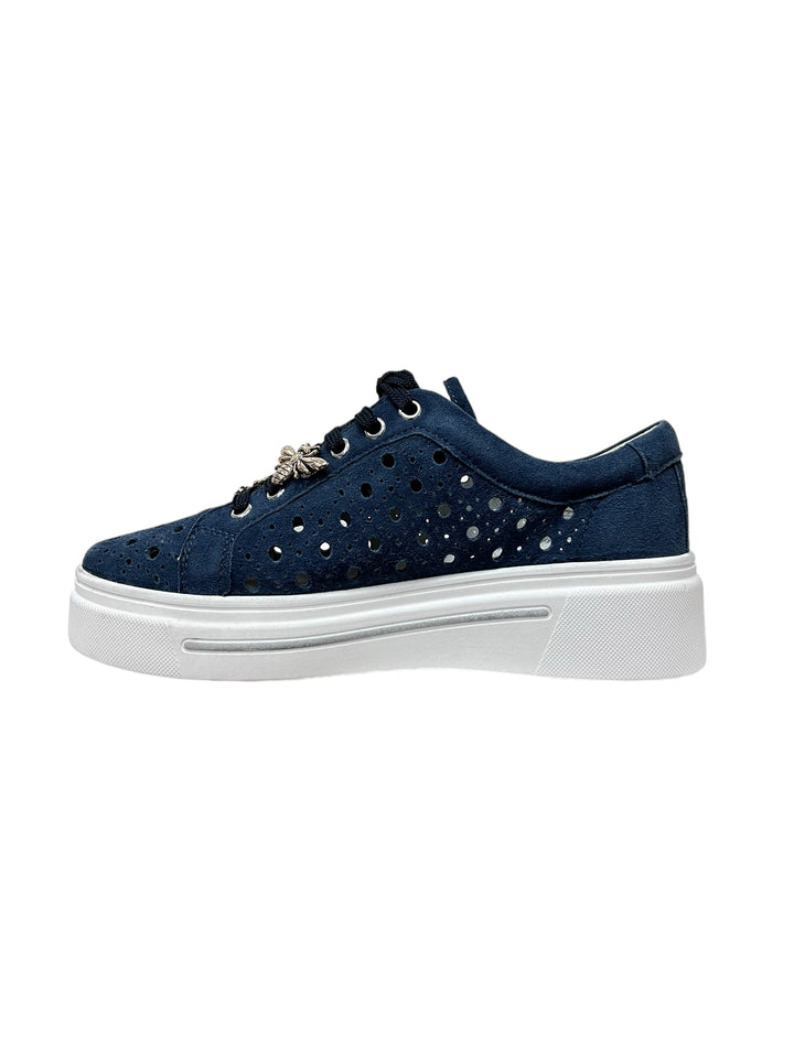 sneakers donna pelle pregunta art.2410001-002 marine