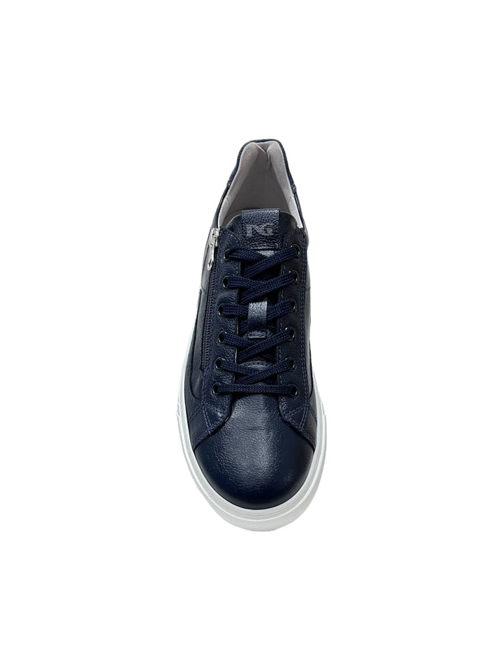 sneakers uomo pelle nero giardini art.e400241u200 blu