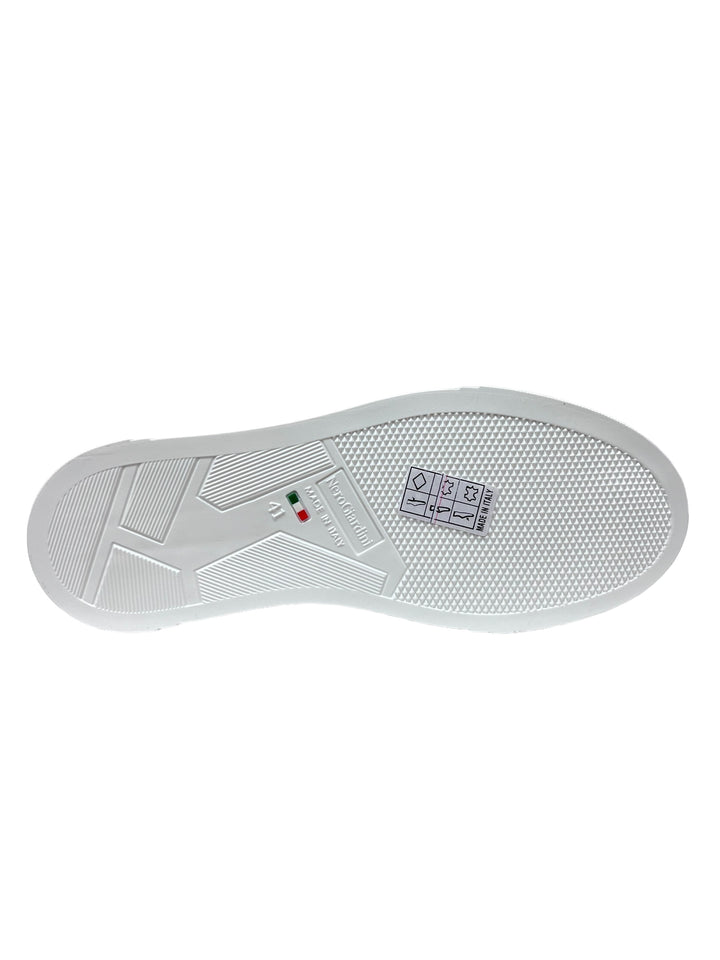 sneakers uomo pelle nero giardini art.e400241u707 bianco