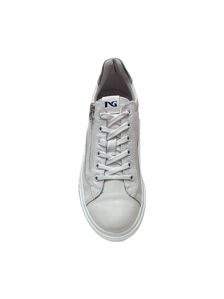 sneakers uomo pelle nero giardini art.e400241u707 bianco