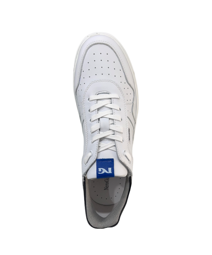 sneakers uomo pelle nero giardini art.e202420u707 bianco