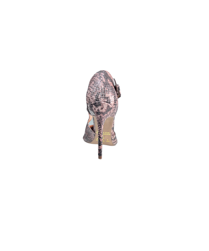 décolleté donna pelle stampa rettile tabita art. 247 rose