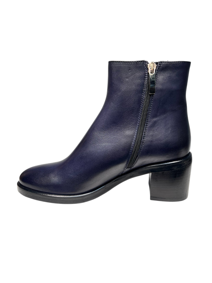 tronchetto donna pelle blu ink