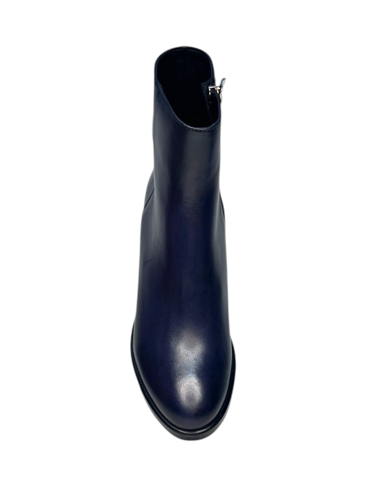 tronchetto donna pelle blu ink