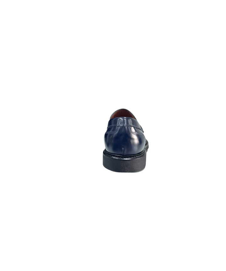 mocassini uomo pelle nero giardini art. e302771ue207 blu incanto