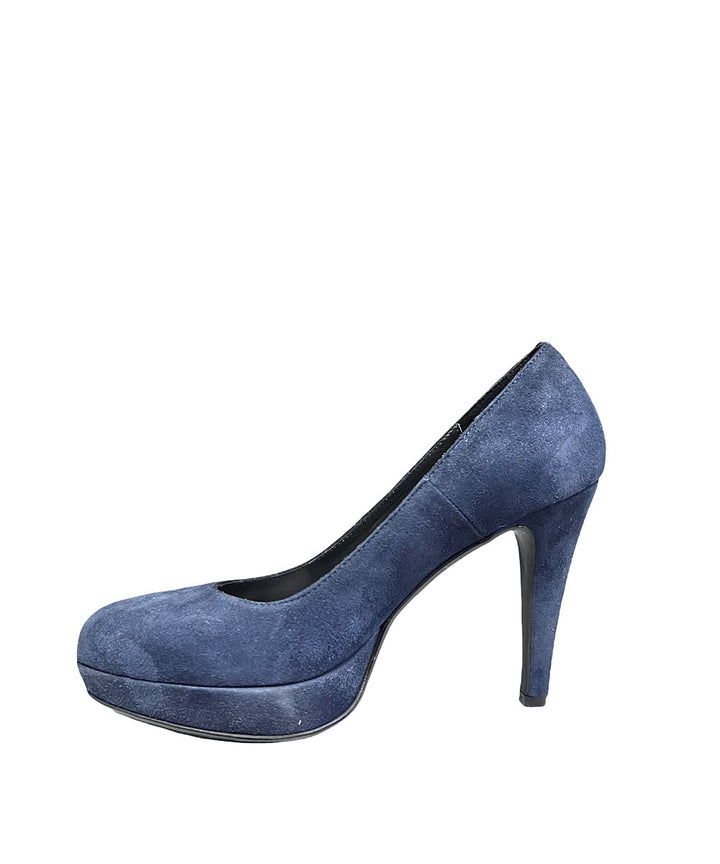 Décolleté donna pelle Perticara art. 279 blu