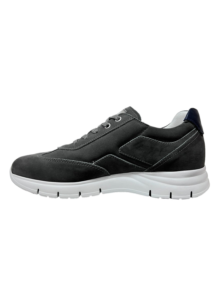 sneakers uomo pelle nero giardini art.e302811u105 grigio