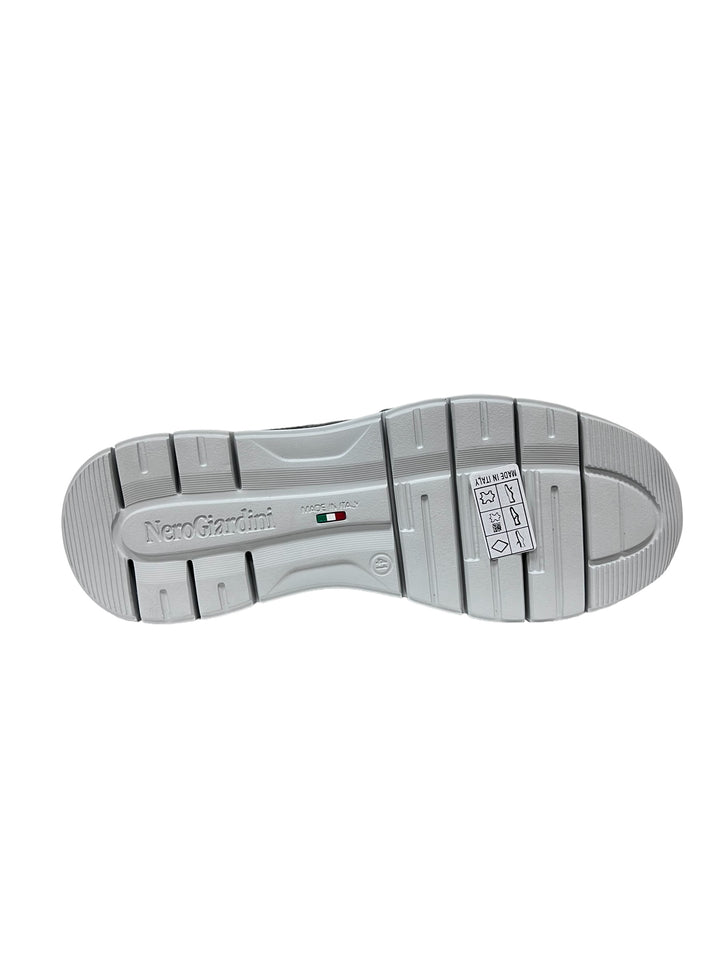 sneakers uomo pelle nero giardini art.e302811u105 grigio