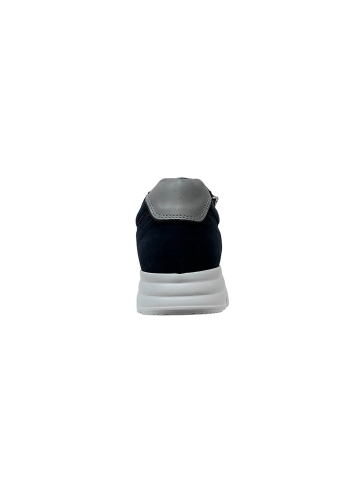 sneakers uomo pelle nero giardini art.e302811u205 navy