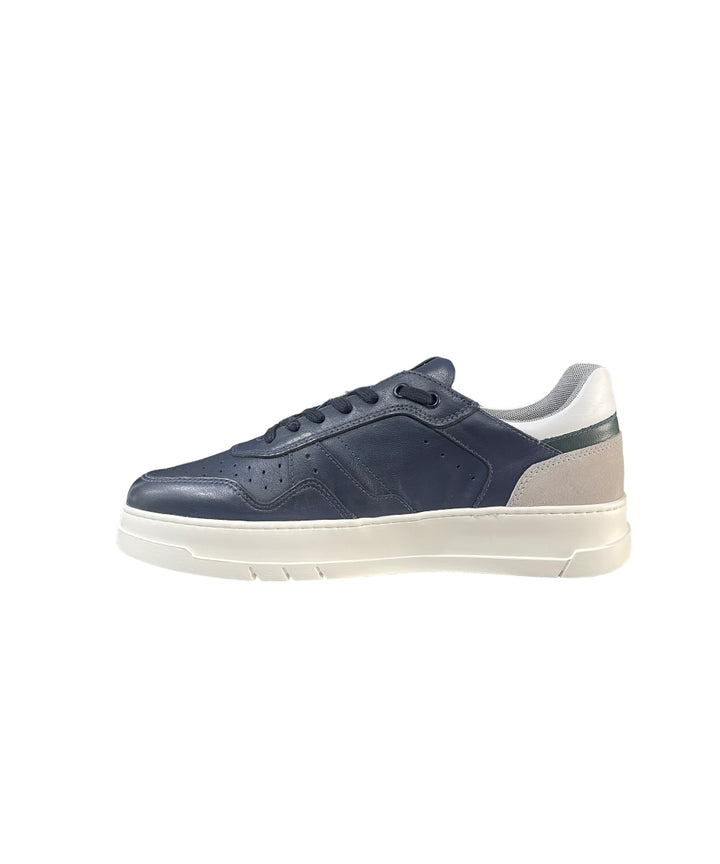 sneakers uomo pelle nero giardini art. e302870u200 blu