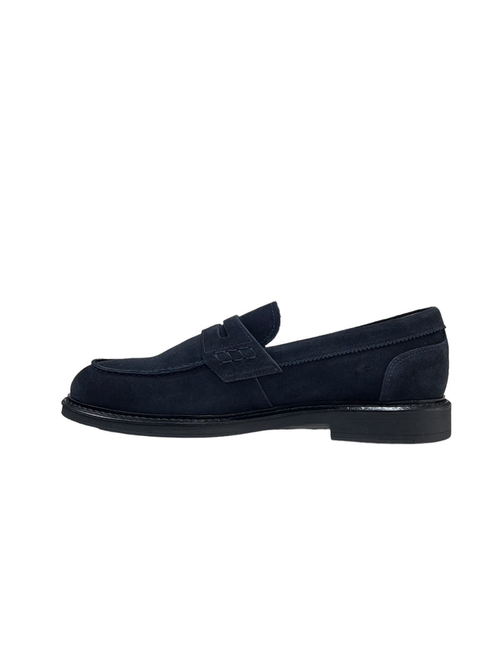 mocassini uomo pelle nero giardini art. i302961ue200 blu