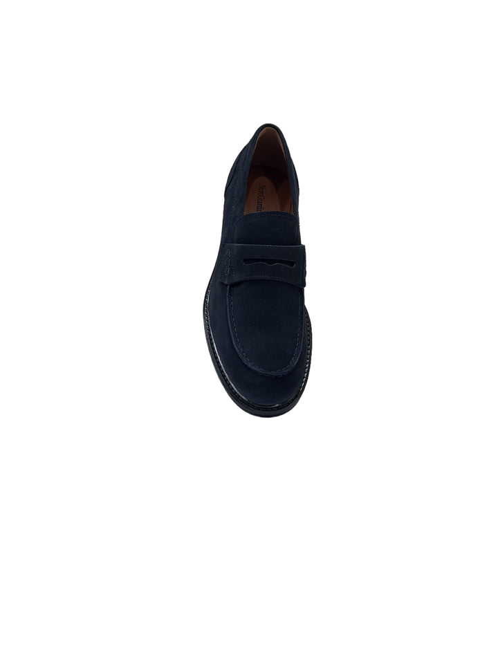 mocassini uomo pelle nero giardini art. i302961ue200 blu