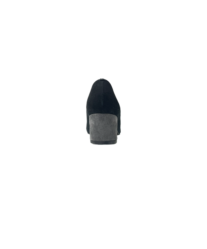 décolletè donna pelle scamosciata perticara art. 299 nero