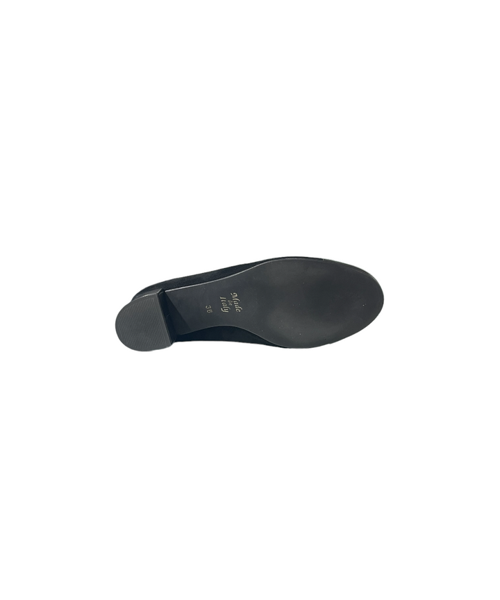 décolletè donna pelle scamosciata perticara art. 299 nero