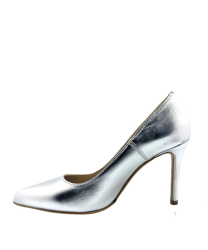 décolleté donna pelle perticara art.310 argento