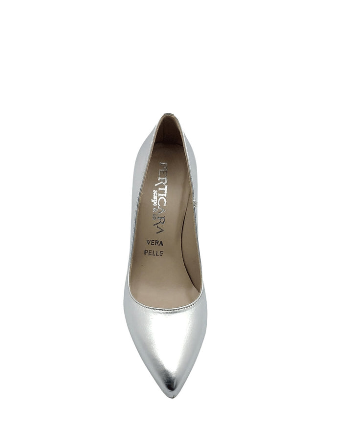 décolleté donna pelle perticara art.310 argento