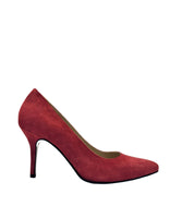 décolleté donna camoscio perticara art.310 rosso