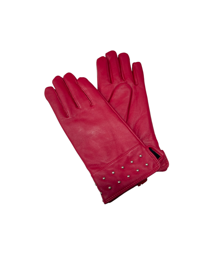 guanti in pelle B.F.T. art.328-137 rosso