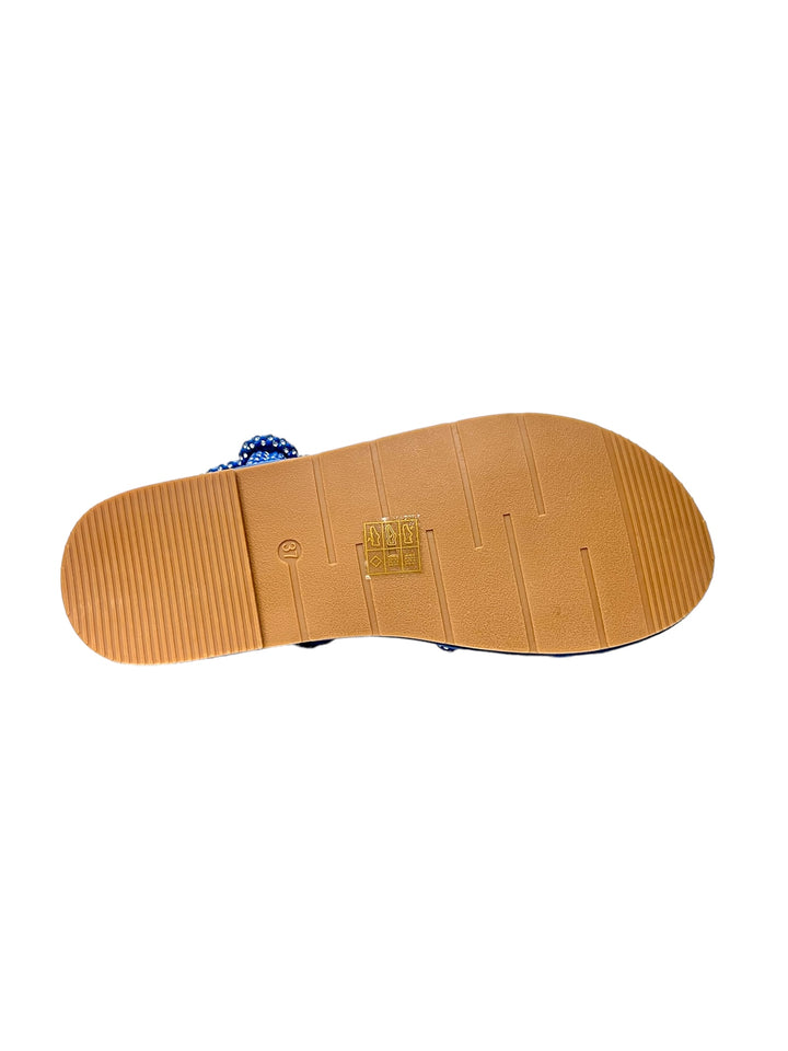 sandali donna pelle lejade art.3366 denim