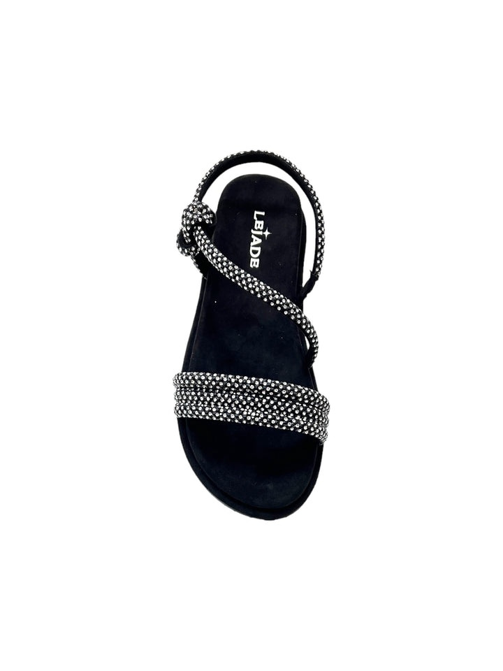 sandali donna pelle lejade art.3366 nero