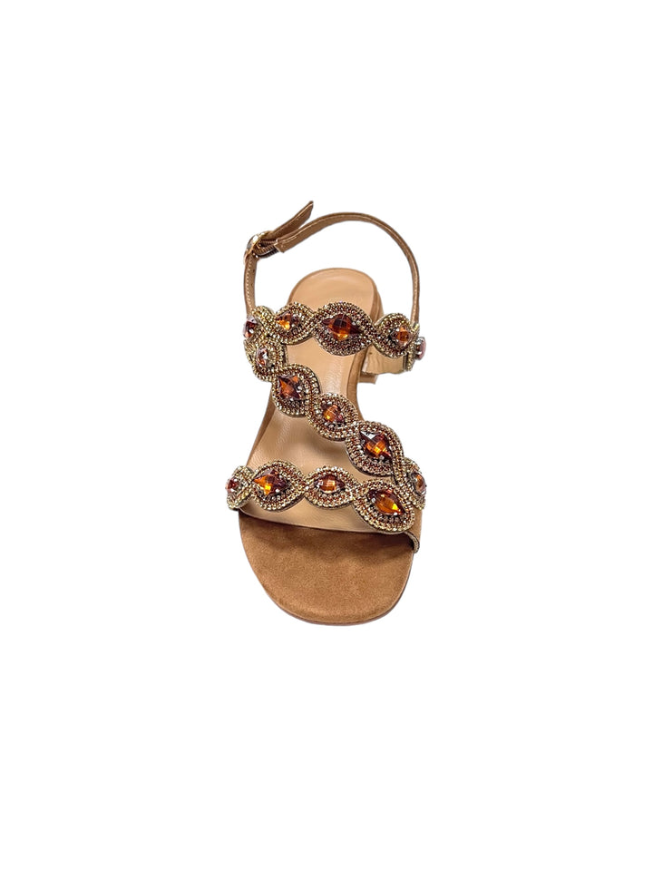 sandali donna pelle lejade art.3375 cuoio