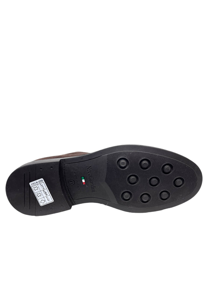 stringate uomo pelle nero giardini art.i400342u300 testa di moro