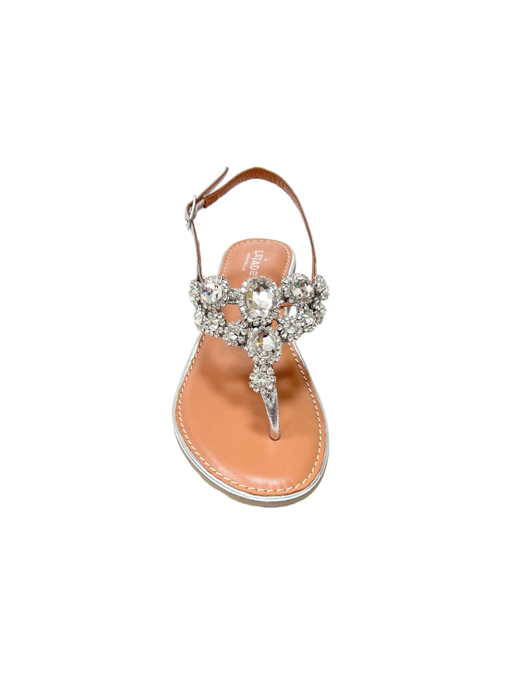 sandali infradito donna pelle lejade art.3425 argento