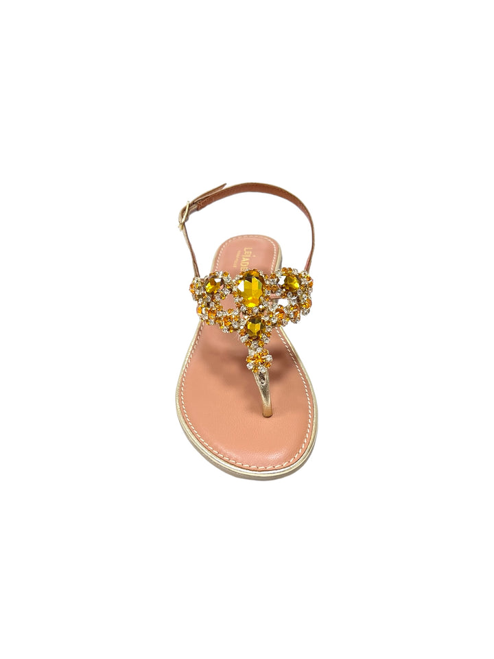 sandali infradito donna pelle lejade art.3425 platino