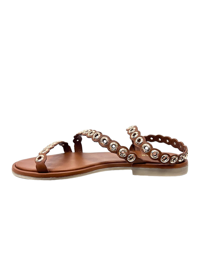 sandali donna pelle lejade art.3443 cuoio