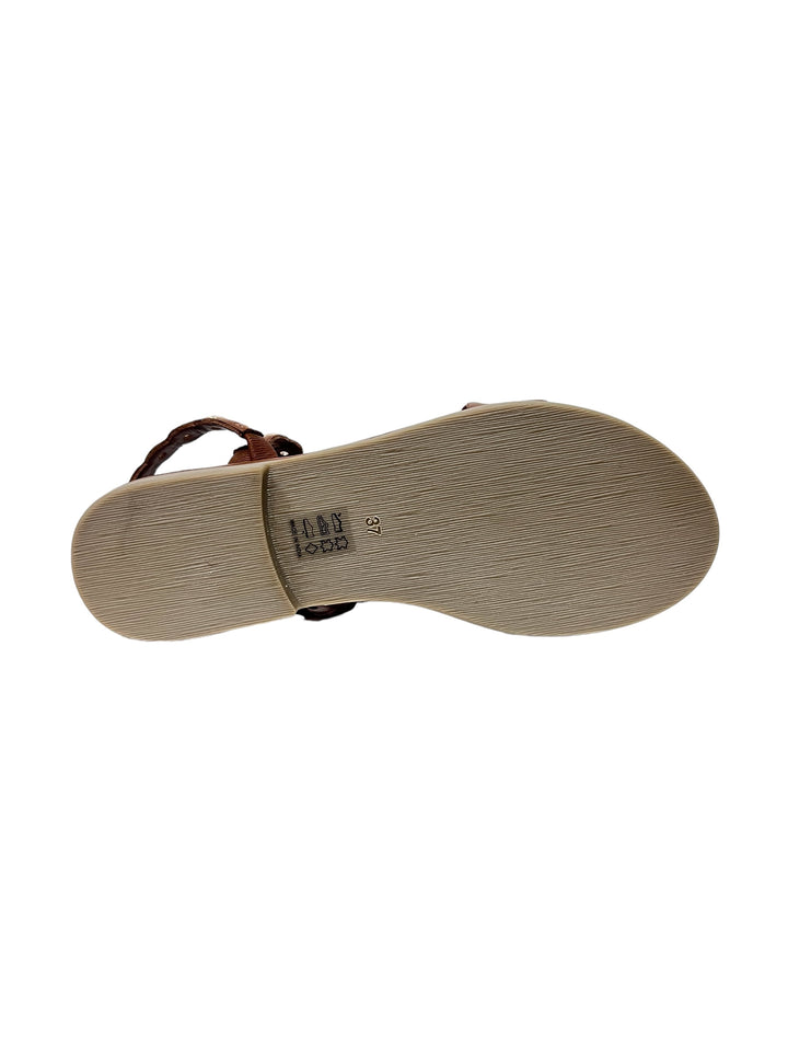 sandali donna pelle lejade art.3443 cuoio