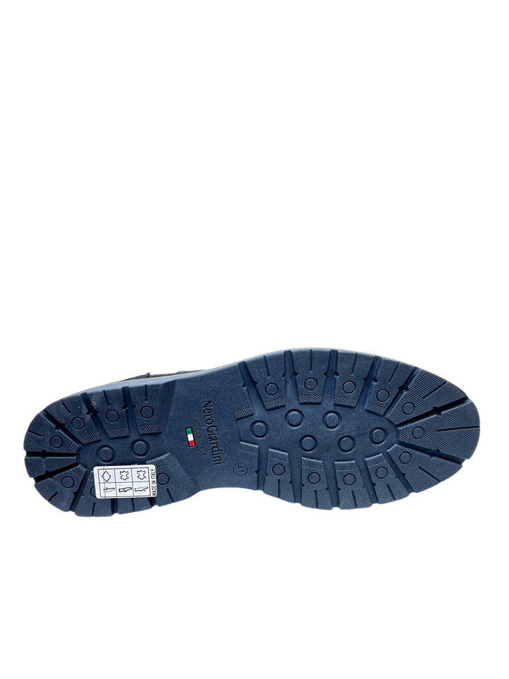 stringate uomo pelle nero giardini art.i400350u200 blu