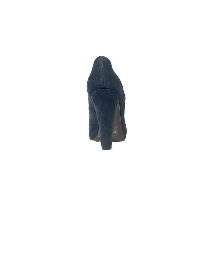 décolleté donna pelle scamosciata perticara art. 352 blu