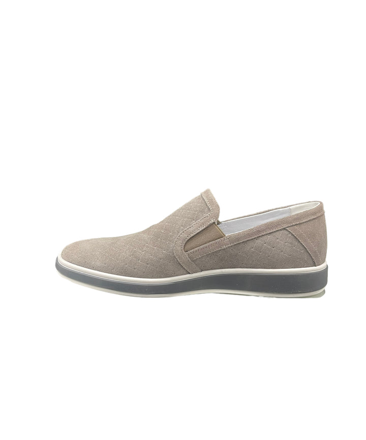 slip-on uomo pelle scamosciata stampa intreccio igi&co art.3607633 PELTRO