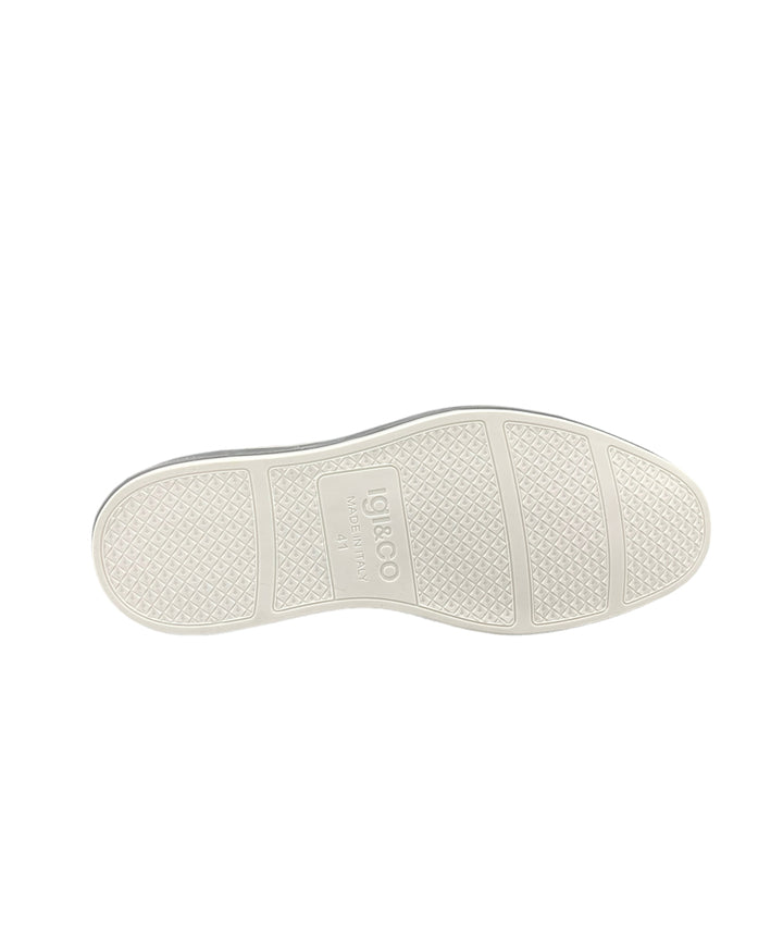 slip-on uomo pelle scamosciata stampa intreccio igi&co art.3607633 PELTRO