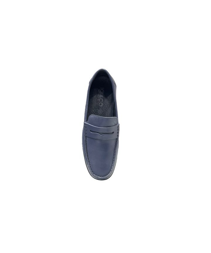 mocassini uomo pelle igi&co art.3609511 blu