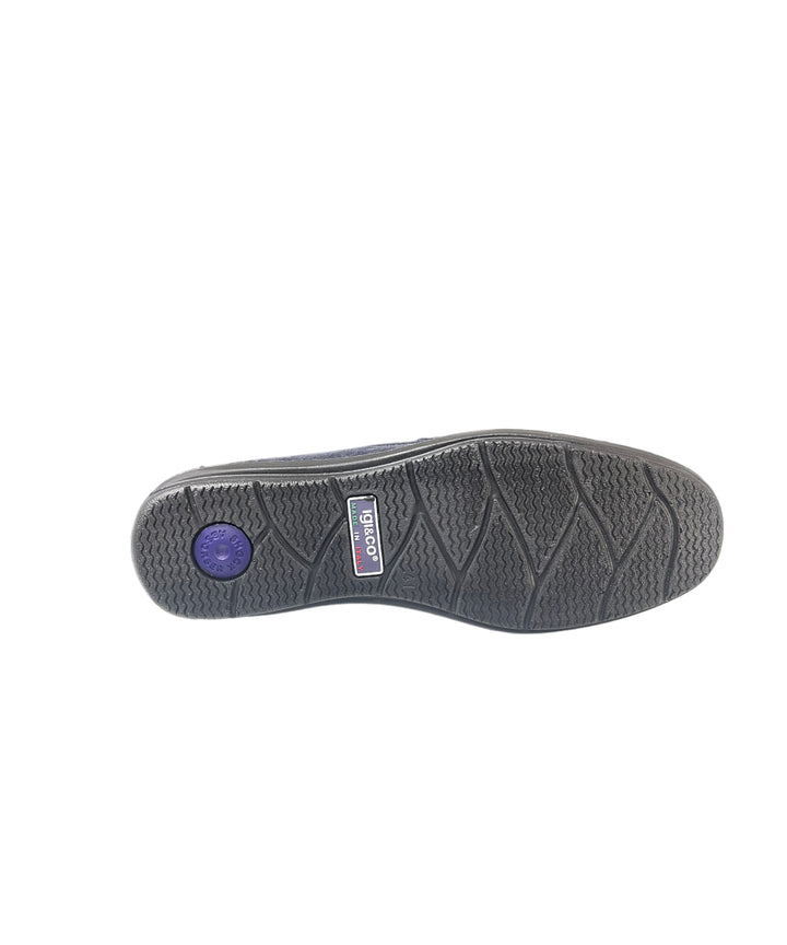 mocassini uomo pelle scamosciata igi&co art.3609533 blu