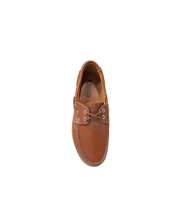 scarpe barca uomo pelle igi&co art.3612211 cuoio