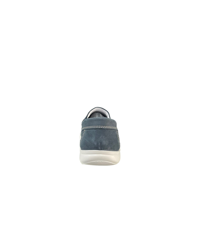 scarpe slip-on uomo pelle scamosciata igi&co art.3612600 blu
