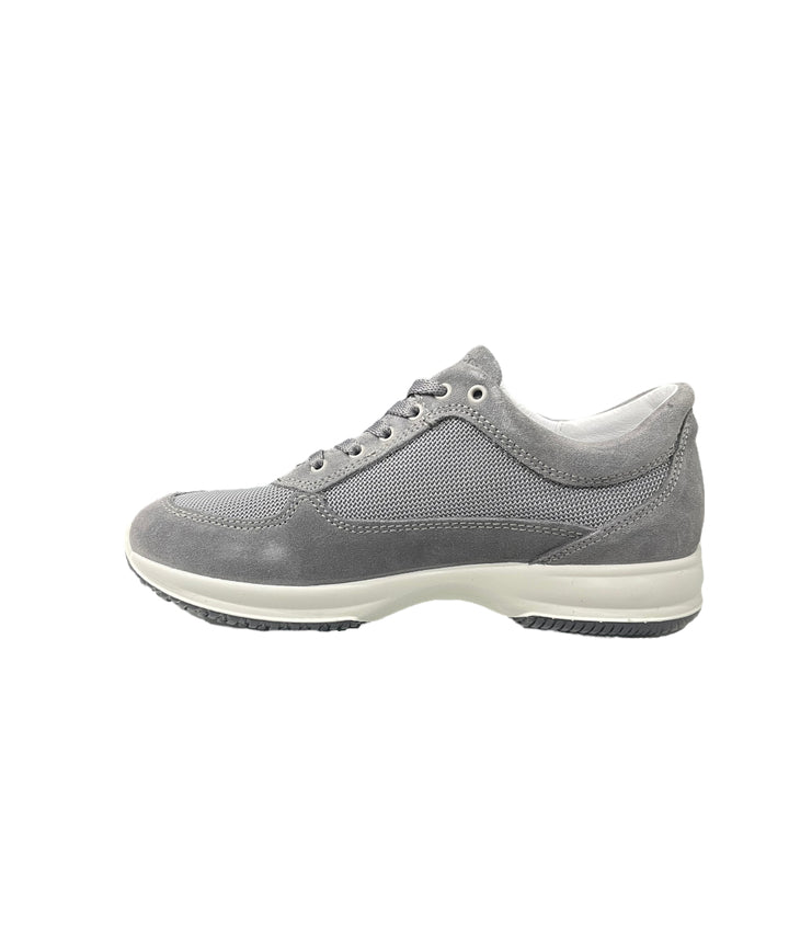 sneakers uomo pelle scamosciata-tessuto igi&co art.3620911 asfalto