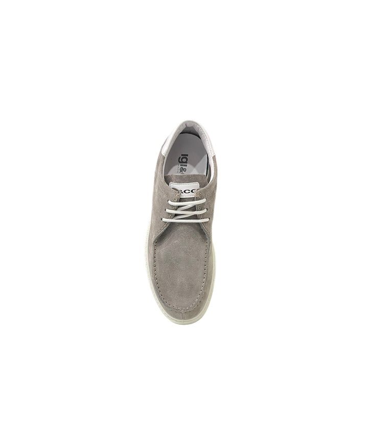 scarpe uomo pelle scamosciata igi&co art.3622411 peltro