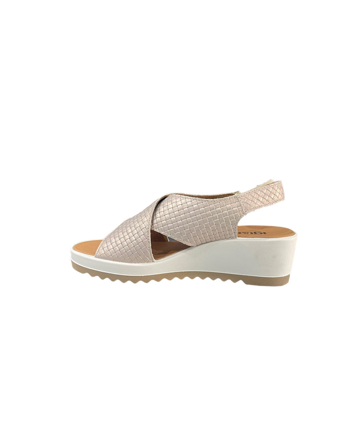 sandali donna pelle igi&co art. 3666022 champagne
