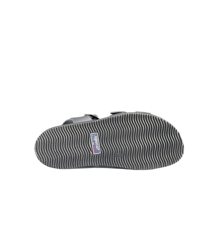 sandali donna pelle igi&co art. 3670200 NERO