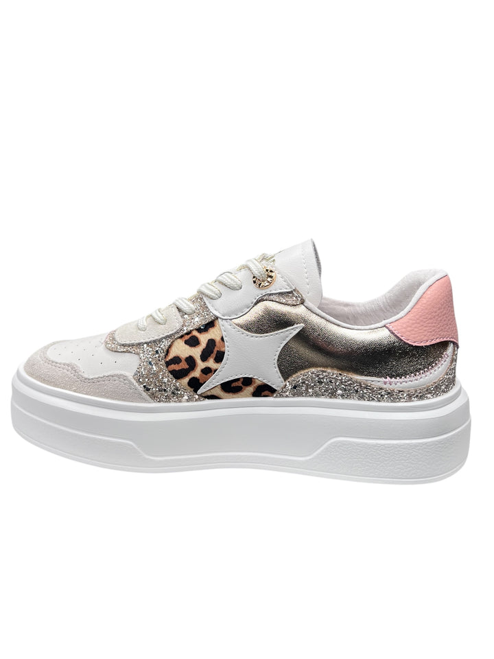 lejade sneakers donna pelle camel